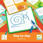Djeco Step by Step Animo and Co - Adım Adım Çizim Hayvan
