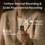 DJI Mic 2 (2 TX + 1 RX + Charging Case)-Gürültü Engelleme, Basit senkronizasyon, Dokunmaktik ekran, Mikrofon - Seçenekler: DJI Mikrofon 2 verici (gölge siyahı)...