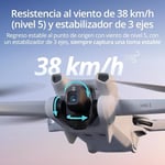 DJI Mini 3 (DJI RC - Ekran kumandalı) - 249 Gram ağırlık, 10 km uzağa gidebilen, 1/1,3 inç 4K çekim özellikli 38 dakika uçuş