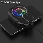 DL06 Ultra Güçlü Telefon Soğutucu Fan Seramik Turbo Soğutma