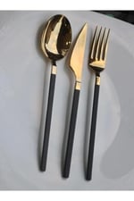Dmr Life Elmas Titanyum Gold Siyah Tatlı Bıçağı 6 Adet