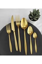 Dmr Life Yakut Mat Gold 6 Adet Yemek Bıçak
