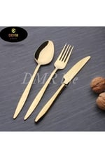 Dmr Life Yakut Mat Gold 6 Adet Yemek Bıçak