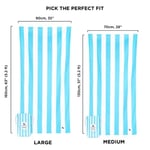 Dock & Bay Strandtuch - Für Reisen, Schwimmen, Camping, Urlaub - Super saugfähig, schnell trocknend, sandfrei - Kompakt, leicht - 100% recycelte Materialien - Inklusive Tasche