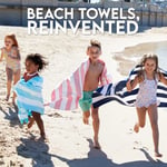Dock & Bay Strandtuch - Für Reisen, Schwimmen, Camping, Urlaub - Super saugfähig, schnell trocknend, sandfrei - Kompakt, leicht - 100% recycelte Materialien - Inklusive Tasche