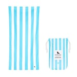 Dock & Bay Strandtuch - Für Reisen, Schwimmen, Camping, Urlaub - Super saugfähig, schnell trocknend, sandfrei - Kompakt, leicht - 100% recycelte Materialien - Inklusive Tasche