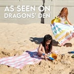 Dock & Bay Strandtuch - Für Reisen, Schwimmen, Camping, Urlaub - Super saugfähig, schnell trocknend, sandfrei - Kompakt, leicht - 100% recycelte Materialien - Inklusive Tasche
