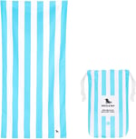 Dock & Bay Strandtuch - Für Reisen, Schwimmen, Camping, Urlaub - Super saugfähig, schnell trocknend, sandfrei - Kompakt, leicht - 100% recycelte Materialien - Inklusive Tasche