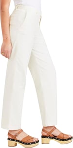 Dockers High Waisted Chino Straight Fit Pantolon Pantolon Kadın Bej 28W/ L