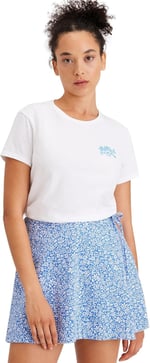 dockers Kısa kollu logolu tişört Şort SLEEVE LOGO TEE Kadın