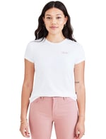 dockers Kısa kollu logolu tişört Şort SLEEVE LOGO TEE Kadın