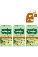 Doğadan Yeşil Çay Açai Ananaslı 20’Li x 3