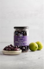 Doğal Siyah Zeytin, Yağlı Sele Gemlik Çeşidi, Net: 450 gr