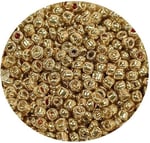 Dökme Cam Kum Boncuk (11/0) 2 mm - 60 Gram - Altın - BNC059
