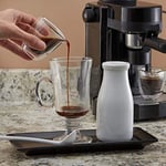 Dökme Espresso Bardakları 4'lü Set - Cam Espresso Bardakları Bacalı Shot Bardağı 2.5 oz - Çift Espresso Bardakları - Küçük Çift Duvarlı Şeffaf Espresso Bardakları - Expresso Kahve Fincanı - Espresso