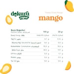 Dokuru Original Mango Atıştırmalık Meyve Cipsi - Dondurularak Kurutulmuş Mango - 20 gr