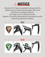 Donner DC-2 Gitar Capo Akustik ve Elektro Gitar Ukulele Bas Mandolin ve Banjo için Gitar Seçtikleri, Siyah