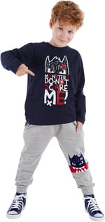 Don't Scare Erkek Çocuk T-shirt Pantolon Takım