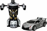 Dönüşen Robot Araba Oyuncak – Transform Araba Ve Robota Dönüşen Oyuncak Araba Sürtmeli Robotik Araba (GRİ)