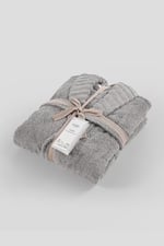 DOQU HOME Ivory Bornoz Gri - L/XL 130
