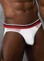 DOREANSE 1212 ERKEK MODAL BEYAZ JOCKSTRAP TANGA STRİNG