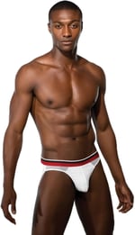 DOREANSE 1212 ERKEK MODAL BEYAZ JOCKSTRAP TANGA STRİNG
