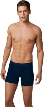 DOREANSE 1742 ERKEK PAMUKLU 3 LÜ ANTRASİT-SİYAH-LACİVERT BOXER
