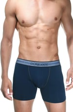 DOREANSE 1776 ERKEK MODAL KOT DESEN MAVİ BOXER