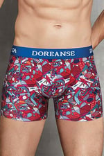 Doreanse Erkek Modal Baskılı Normal Paça Boxer 1703