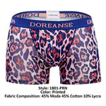 Doreanse Erkek Modal Çok Renkli Baskılı Torbalı Normal Paça Boxer 1801