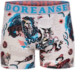 Doreanse Erkek Modal Çok Renkli Baskılı Torbalı Normal Paça Boxer 1806