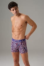 Doreanse Erkek Modal Çok Renkli Baskılı Torbalı Normal Paça Boxer 1801