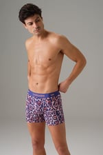 Doreanse Erkek Modal Çok Renkli Baskılı Torbalı Normal Paça Boxer 1801