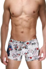 Doreanse Erkek Modal Çok Renkli Baskılı Torbalı Normal Paça Boxer 1808