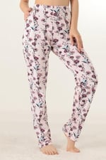 Doremi Bayan Çiçek Desenli Pijama Altı