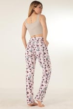 Doremi Bayan Çiçek Desenli Pijama Altı