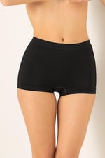 DoReMi Dikişsiz Seamless Kadın Boxer SİYAH M-L
