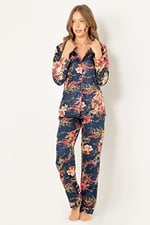 DoReMi Doğal Viskon Soft Yumuşak Düğmeli Pijama Takımı