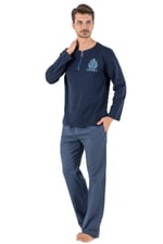 DoReMi Prussian Blue Erkek Pijama Takımı