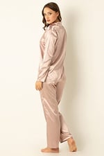 DoReMi Uzun Kollu Saten Pijama Takımı