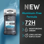 Dove Men+Care Deodorant Çubuk Alüminyumsuz Formül 48 Saat Korumalı Temiz Konfor Deodorant E Vitamini ve Üçlü Etkili Nemlendirici Erkekler için, 3 Ons (1 Paket)