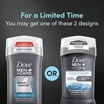 Dove Men+Care Deodorant Çubuk Alüminyumsuz Formül 48 Saat Korumalı Temiz Konfor Deodorant E Vitamini ve Üçlü Etkili Nemlendirici Erkekler için, 3 Ons (1 Paket)