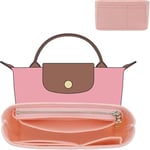 Doxo Keçe Longchamp Organizatör Ekleme, Le pliage Büyük ve Daha Fazlası ile Uyumlu Çanta Organizatörü - Seçenekler: Mini-Felt-5.9*1.9*3.5in, Mini