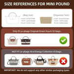 Doxo Keçe Longchamp Organizatör Ekleme, Le pliage Büyük ve Daha Fazlası ile Uyumlu Çanta Organizatörü - Seçenekler: Mini-Felt-5.9*1.9*3.5in, Mini