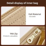Doxo Keçe Longchamp Organizatör Ekleme, Le pliage Büyük ve Daha Fazlası ile Uyumlu Çanta Organizatörü - Seçenekler: Mini-Felt-5.9*1.9*3.5in, Mini