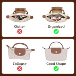 Doxo Keçe Longchamp Organizatör Ekleme, Le pliage Büyük ve Daha Fazlası ile Uyumlu Çanta Organizatörü - Seçenekler: Mini-Felt-5.9*1.9*3.5in, Mini