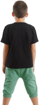 Dozer Yolda Erkek Çocuk T-shirt Kapri Şort Takım
