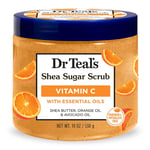 Dr.Teal's Shea Sugar Scrub Citrus Vücut Şeker Peeling 538GR