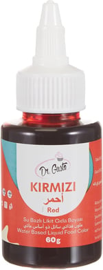 Dr.Gusto Su Bazlı Likit Gıda Boyası 60 Gr Kırmızı