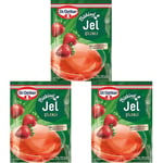 Dr. Oetker Bitkisel Jel Çilek Aromalı 100 Gr 3lü paket